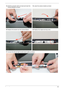 Page 111Chapter 3101
13.Hold the connector with one hand and insert the 
Camera Module as shown.14.Lower the camera module as shown
15.Replace the bracket over the Camera Board.16.Replace the single securing screw.
17.Connect the left and right Inverter board cables as shown. 