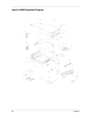 Page 9589Chapter 6
Aspire 3300S Exploded Diagram 