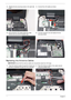 Page 118108Chapter 3
Replacing the Antenna Cables
IMPORTANT:Ensure that the antenna cables are not pinched under the LCD hinge. 3. Replace the two securing screws in the right side 
hinge.4.Connect the LCD cables as shown.
5.Ensure that the LCD cables follow the cable 
channel and use all the available clips.6.Turn the computer over and replace the two 
securing screws.
1. Insert the antenna cables through the chassis and 
pull them completely through from the underside.2.Place the Antenna cables in the cable...