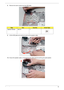 Page 85Chapter 375
8.Remove the seven screws from the HDD plate.
9.Lift the HDD plate and continue to pull out the speaker cable. 
10.Ensure the speaker cable is removed from the cable channel and lift up the right speaker. 
StepSizeQuantityScrew Type
Speaker Module M2.5*3 7 