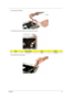 Page 81Chapter 371
16.Remove the bracket.
17.Remove the three screws (A) from the launch board.
18.Remove the launch board.
StepSize (Quantity)ColorTo r q u e
1~3 M2 x L4 (3) Black 1.6 kgf-cm 