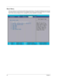 Page 5444Chapter 2
Boot Menu
This menu allows you to set the drive priority during system boot-up. The system will attempt to boot from the 
first device on the list. If the first device is not available, it will continue down the list until it reaches an available 
device. BIOS setup will display an error message if the drive(s) specified is not bootable.  