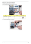 Page 99Chapter 389
Removing the Thermal Module
1.See “Removing the Main Board” on page 86.
2.Remove the four securing screws from the Thermal Module.
3.Lift the Thermal Module clear of the Mainboard. 
StepSizeQuantityScrew Type
Thermal Module M2.5*6.5 4 