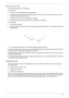 Page 79
Chapter 473
Check the Battery Pack 
To check the battery pack, do the following:
From Software:
1.Check out the Power Management in Control Panel
2. In Power Meter, confirm that if the parameters sh own in the screen for Current Power Source and Total 
Battery Power Remaining are correct.
3. Repeat the steps 1 and 2, for both battery and adapter.
4. This helps you identify first the prob lem is on recharging or discharging. 
From Hardware:
1. Power off the computer. 
2. Remove the battery pack and...