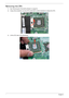 Page 9484Chapter 3
Removing the CPU 
1.See “Removing the Thermal/Fan Module” on page 83.
2.Using a flat screwdriver, turn the CPU socket latch counter-clockwise to release the CPU.
3.Lift the CPU clear of the Mainboard. 