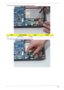 Page 115Chapter 3105
15.Remove the two screws securing the Modem module. 
16.Remove the Modem module from the Lower Cover.
StepSize (Quantity)ColorTo r q u e
17 M2*3 NL (2) Black 