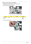 Page 9282Chapter 3
Removing the Finger Print Reader
NOTE: Only the Discrete SKU supports Finger Print Reader technology.
1.See “Removing the Upper Base” on page 79.
2.Remove the single securing screw on the bracket.
3.Lift the bracket clear of the casing.
StepSizeQuantityScrew Type
Finger Print 
ReaderM2*3 1 