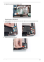 Page 129Chapter 311 7
Replacing the USB Board
1.Angle the right side of the USB board into the lower base. Align the screw sockets and replace the two 
securing screws.
2.Replace the cable on the USB board. 3.Replace the securing screw on the modem module. 