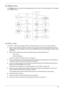 Page 155Chapter 4143
No Display Issue
If the Display doesn’t work, perform the following actions one at a time to correct the problem. Do not replace 
a non-defective FRUs:
No POST or Video
If the POST or video doesn’t display, perform the following actions one at a time to correct the problem.
1.Make sure that the internal display is selected. On this notebook model, switching between the internal 
display and the external display is done by pressing Fn+F5. Reference Product pages for specific model...