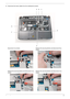 Page 83Chapter 371
4.Disconnect the seven cables from the mainboard as shown.
Disconnect A as shown. Release the securing latches and disconnect B as 
shown.
Release the securing latches and disconnect C as 
shown.Release the securing latches and disconnect D as 
shown.
BC
D
E F
GA 