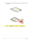 Page 7060Chapter 3
6.Remove the two screws (C) securing the locker bracket and remove the locker bracket from the optical 
disk drive module.   
StepSize (Quantity)ColorTo r q u e
1~2 M2 x L3 (2) Silver 1.6 kgf-cm 