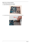 Page 8170Chapter 3
Removing the Switch Board
1.See See “Removing the Upper Cover” on page 64.
2.Locate the Switch Board at the rear of the chassis.
3.Lift the Switch Board upward to disconnect the interface and remove it from the chassis. 