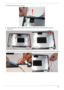 Page 97Chapter 387
5.Lift the left Antenna clear of the cover.
6.Remove the adhesive strips holding the right antenna cable in place. Ensure the cable is free from 
obstructions.
7.Remove the cable from the cable channel. Ensure that the cable is free from all cable clips and adhesive strips. 