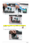 Page 143133Chapter 3
4.Connect the single FFC to the Touchpad and close the securing latch.
5.Replace the four screws to secure the button board to the Upper Cover.
6.Replace the mylar sheet covering the Button Board.
StepSizeQuantityScrew Type
Button Board M2*3 4 