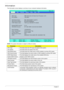 Page 3424Chapter 2
Information
The Information screen displays a summary of your computer hardware information.
NOTE: The system information is subject to different models.
ParameterDescription
CPU Type This field shows the CPU type and speed of the system.
CPU Speed This field shows the speed of the CPU.
HDD Model Name This field shows the model name of HDD installed on primary IDE master.
HDD Serial Number This field displays the serial number of HDD installed on primary IDE master.
ATAPI Model Name This...