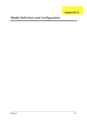 Page 222Appendix A214
Model Definition and Configuration
Appendix A 