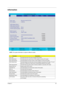 Page 51Chapter 245
Information
NOTE: The system information is subject to different models.
ParameterDescription
CPU Type This field shows the CPU type and speed of the system.
IDE1 Model Name This field shows the model name of HDD installed on primary IDE master.
IDE1 Serial Number This field displays the serial number of HDD installed on primary IDE master.
IDE2I Model Name This field displays the mofel name of devices installed on secondary IDE master. The hard 
disk drive or optical drive model name is...