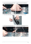 Page 117Chapter 3107
5.Run the LCD power cable along the cable channel 
as shown using all available cable clips.6.Connect the power cable to the Mainboard as 
shown.
7.Push the antenna cables through the chassis and pull them all the way through from the underside.
8.Run the right side cables along the cable channel 
as shown, using all available cable clips.9.Run the left side cables along the cable channel as 
shown, using all available cable clips. 