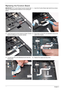 Page 12011 0Chapter 3
Replacing the Function Board
IMPORTANT:The Function Board must be inserted right 
side first, paying particular attention to the locating pin 
shown.1.Insert the Function Board right side first as shown.
2.Lower the board in to the chassis as shown. Ensure 
that the locating pin is correctly inserted.3.Press down on the FFC as indicated to secure the 
cable to the chassis.
4.Connect the FFC to the Mainboard and close the 
locking latch.5.Replace the single securing screw. 