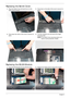 Page 12211 2Chapter 3
Replacing the Switch Cover
Replacing the WLAN Module
1.Place the Switch Cover left side first on to the 
upper case as shown.2.Press down on the sides of the cover to secure it in 
place.
3.Press down the centre of the cover to secure it in 
place.4.Turn the computer over and secure the single 
securing screw.
NOTE: The Switch Cover securing screw is not 
used on some production models.
1.Insert the WLAN board into the WLAN socket.2.Replace the single screw to secure the module. 