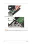 Page 7870Chapter 3
16.Pry to loosen the touchpad board.   
WARNING:  The touchpad board is glued to the upper case, only remove the touchpad board if it is defective.
Note: Circuit board >10 cm² has been highlighted with the yellow rectangle as above image shows. 
Please detach the Circuit boards and follow local regulations for disposal. 