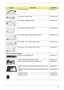 Page 183Chapter 3173
BLUETOOTH CABLE 50.PDS07.001
FFC CABLE - USB/B TO MB 50.PDS07.002
FFC CABLE - POWER/B TO MB 50.PDS07.003
FFC CABLE - BATTERY/B TO MB 50.PDS07.004
FFC CABLE - MMB TO MB IN  MIDDLE COVER 50.PDS07.005
FFC CABLE - TP TO TP/B IN UPPER CASE 50.PDS07.006
FFC CABLE - TP/B TO MB IN UPPER CASE 50.PDS07.007
Case/Cover/Bracket Assembly
MIDDLE COVER W/MMB, FFC 42.PDS07.001
UPPER CASE ASSY W/TP,FFC*3 FOR FP 60.PDS07.001
UPPER CASE ASSY W/TP,FFC*3 FOR NON FP 60.PDT07.001
LOWER CASE ASSY...