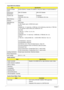 Page 3020Chapter 1
Super-Multi Drive Module
Audio Interface
System Board Major Chips
ItemSpecification
Vendor & model 
nameHLDS GT20N LF, Toshiba TS-L633B LF, Sony AD-7580S LF, PLDS DS-8A3S LF
Performance 
SpecificationWith CD Diskette With DVD Diskette
Transfer rate  Sustained:
3,600 kB/s (24x) max.Sustained:
11.08 Mbytes/s (8x) max.
Buffer Memory 1 MB
Interface SATA
Applicable disc 
formatsDVD-ROM: 
4.7GB (Single Layer), 8.5GB (Dual Layer)
DVD-R: 
3.95GB (Ver. 1.0: read only), 4.7GB (Ver. 2.0 for Authoring:...