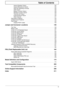 Page 9IX
Table of Contents
Internal Speaker Failure  . . . . . . . . . . . . . . . . . . . . . . . . . . . . . . . . . . . . . . . . . .132
Internal Microphone Failure   . . . . . . . . . . . . . . . . . . . . . . . . . . . . . . . . . . . . . . .134
HDD Not Operating Correctly  . . . . . . . . . . . . . . . . . . . . . . . . . . . . . . . . . . . . . .135
ODD Failure   . . . . . . . . . . . . . . . . . . . . . . . . . . . . . . . . . . . . . . . . . . . . . . . . . . .136
Modem Function Failure  . . . . . . ....