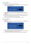 Page 39Chapter 229
Setting a Password
Follow these steps as you set the user or the supervisor password:
1.Use the  ↑ and  ↓ keys to highlight the Set Supervisor Password parameter and press the  Enter key. The 
Set Supervisor Password box appears:
2. Type a password in the “Enter New Password” field. The password length can not exceeds 8 
alphanumeric characters (A-Z, a-z, 0-9, not case  sensitive). Retype the password in the “Confirm New 
Password” field.
IMPORTANT: Be very careful when typing your password...