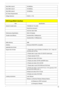 Page 41Chapter 135
Ultra DMA mode-5 100 MB/Sec.
Ultra DMA mode-5 100 MB/Sec.
Ultra DMA mode-5 100 MB/Sec.
DC Power Requirements
Voltage tolerance 5V(DC) +/- 5%
DVD-SuperMulti Interface
ItemSpecification
Vendor & model name TOSHIBA 8X TS-L632D
PHILIPS 8X DS-8A1P
HLDS 8X GSA-T20N
Performance Specification With CD Diskette
Transfer rate (KB/sec) Sustained:Max 3.6Mbytes/sec
Sustained:Max 10.8Mbytes/sec
Buffer Memory 2MB
Interface Enhanced IDE(ATAPI) compatible
Applicable disc format
Support disc formats 1. Reads...