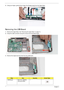 Page 8878Chapter 3
5.Using your fingers, gently lift the Finger Print Reader board from the Upper Base.
Removing the USB Board
1.Remove the Upper Base. See “Removing the Upper Base” on page 74.
2.Grasp the cable connector and pull to remove from the bottom base.
3.Remove the single securing screw from the USB board.
StepSizeQuantityScrew Type
USB Board M2.0*3.0-I (BKAG) 
(NYLOK) IRON1 