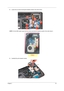 Page 61Chapter 353
8.Loosen the six screws securing the heatsink module in the order shown.
NOTE: For the UMA model, loosen the four screws securing the heatsink module in the order shown.l
9.Carefully lift up the heatsink module. 
UMA
4
3
2
1 