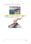 Page 7870Chapter 3
16.Remove the one screw (A) securing the USB board to the lower case.    
17.Remove the USB board module from the lower case.   
Size (Quantity)ColorTo r q u ePart No.
M2.5 x L4 (1) Black 3.0 kgf-cm 86.00H59.734 