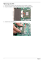 Page 9888Chapter 3
Removing the CPU 
1.Remove the CPU Fan Module. See “Removing the CPU Fan Module” on page 86.
2.Using a flat screwdriver, turn the CPU socket latch clockwise 180° to release the CPU.
k
3.Lift the CPU clear of the Mainboard. 