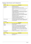 Page 2818Chapter 1
Hardware Specifications and Configurations
Processor
North Bridge
South Bridge
ItemSpecification
CPU type Intel® Penryn (dual core)
CPU package  Intel® 479 pin Micro-FCPGA
Features Supports Intel architecture with Dynamic execution. 
On-die, primary 32-kB instruction cache and 32-kB write-back data 
cache.
On-die, up to 6MB second level shared cache with advanced 
transfer cache architecture.
Streaming SIMD Extensions 2 (SSE2),Streaming SIMD Extensions 
3 (SSE3) Supplemental streaming SIMD...