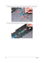 Page 7264Chapter 3
14.Release the latch (a) and disconnect the touchpad cable (B) from its connector on the main board. 
15.Disconnect the left speaker cable from its connector on the main board. 