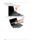 Page 83Chapter 373
Removing the Middle Cover
1.See “Removing the Battery Pack” on page 54.
2.Use a plastic screw driver to pry loose the side of the middle cover. 
3.Carefully pry loose the middle cover from the latches securing it and remove the middle cover.  