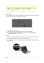 Page 22Chapter 115
The Euro symbol
If your keyboard layout is set to United States-International or United Kingdom or if you have a keyboard with a 
European layout, you can type the Euro symbol on your keyboard.
1.Open a text editor or word processor.
2.Hold  and then press the Euro symbol at the upper-center of the keyboard.
NOTE: Sme fonts and software do not support the Euro symbol. Please refer to www.microsoft.com/
typography/faq/faq12.htm for more information.
Launch Keys
Located above the keyboard next...