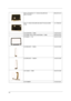 Page 12311 8
ASSY LCD MODULE 17.1 WXGA W/GLARE QDI 
(QDI17TL02-02)6M.A61V5.013
LCD 17.1 WXGA W/GLARE QDI (QDI17TL02-02) GARE 
TYPELK.17009.003
LCD INVERTER - 7.5MM 19.A61V5.001
LCD PANEL WITH LOGO W/ANTENNA - 7.5MM 60.A61V5.003
LCD BEZEL - 17 IN. 60.A61V5.004
LCD BRACKET - 7.5MM L   33.A61V5.005
LCD BRACKET - 7.5MM R   33.A61V5.006
LCD CABLE - 7.5MM 50.A61V5.006
LCD RUBBER  47.A61V5.001 