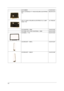 Page 125120
LCD RUBBER  47.A61V5.001
ASSY LCD MODULE 17.1 WXGA W/GLARE AU (B170PW02 
V. 0 )6M.A61V5.015
LCD 17.1 WXGA  W/GLARE AU (B170PW02 V.0)  2 LAMP 
GARE TYPELK.17005.003
LCD INVERTER - 10MM 19.A61V5.002
LCD PANEL WITH LOGO W/ANTENNA - 10MM 60.A61V5.005
LCD BEZEL - 17 IN. 60.A61V5.004
LCD BRACKET - 10MM L   33.A61V5.007
LCD BRACKET - 10MM R   33.A61V5.008 