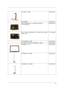 Page 126121
LCD CABLE - 10MM 50.A61V5.007
LCD RUBBER  47.A61V5.001
ASSY LCD MODULE 17.1 WSXGA W/GLARE LG 
(LP171WP5-TL03)6M.A61V5.016
LCD 17.1 WXGA W/GLARE LG  (LP171WP5-TL03) 2 LAMP 
GARE TYPELK.17108.008
LCD INVERTER - 10MM 19.A61V5.002
LCD PANEL WITH LOGO W/ANTENNA - 10MM 60.A61V5.005
LCD BEZEL - 17 IN. 60.A61V5.004
LCD BRACKET - 10MM L   33.A61V5.007
LCD BRACKET - 10MM R   33.A61V5.008 