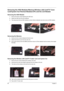 Page 7266Chapter 3
Removing the HDD Modules/Memory/Wireless LAN Card/TV Tuner 
Card/System Fan/Thermal Modules/CPU and the LCD Module 
Removing the HDD Module
1.Remove the three screws fastening the HDD door.
2.Detach the HDD door from the notebook.
3.Then disconnect the two HDD modules as shown (Some notebooks may have only one HDD module).
Removing the Memory
4.Remove the four screws holding the thermal cover.
5.Detach the thermal cover from the main unit.
6.Pop out the memory from the DIMM socket then remove...