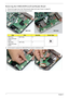 Page 6252Chapter 3
Removing the USB/LED/Power/Card Reader Board
1.Remove the upper cover. See “Removing the Upper and Lower Covers” on page 39.
2.Remove the three (3) securing screws as shown. 
3.Lift the board to expose the USB/LED/Power board to mainboard cable.
StepSizeQuantityScrew Type
HDD SKU:
USB/LED/Power 
boardM2*3 (NL) 3
SDD SKU:
USB/LED/Power 
boardM2*3 (NL) 4
HDD SKUSSD SKU 