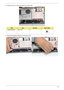 Page 67Chapter 357
3.Remove the four (4) securing screws (2 on each side).
4.Remove the Speaker Module from the upper cover.
StepSizeQuantityScrew Type
Speaker Module M2*3 (NL) 4 