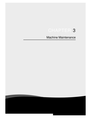 Page 55CHAPTER 3
Machine Maintenance 