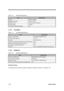 Page 201-10Service Guide
Table 1-16 PCMCIA Specifications
ItemSpecification
Chipset O2 Micro OZ6833
Supported card type Type-II / Type-III
Number of slots Two Type-II or one Type-III
Access location Left side
ZV (Zoomed Video) port support Yes
1.3.15 Touchpad
Table 1-17 Touchpad Specifications
ItemSpecification
Vendor & model nameSynaptics TM3202TPD-226
Power supply voltage (V) 5 ± 10%
Location Palm-rest center
Internal & external pointing device work simultaneously Yes
Support external pointing device hot plug...