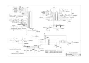 Page 200Date:   August 14, 1997Sheet   22of   23
SizeDocument NumberREV
A396183SD
Title
390 ACERNOTE LIGHTDC-DC & CHARGER & BAT CONN   ACER TAIPEI TAIWAN R.O.C
3,4 19
13
  12R251
100R31
2
R99
10KR3
1   2
D13
PRLL4001
SMB_DATA
PWR_SW#
CHRG_IRQ
BT+
+3.3V
3
  12R62
470R3   12R67
470R3
  12
R50
1KR3
  12
R268
1KR3
  12
R118
1KR31
2
R59
1KR3 1 3 5 7 9111315171921232527293133353739
  2  4  6  8 10 12 14 16 18 20 22 24 26 28 30 32 34 36 38 40
CN11
SAM-CONN40D
DISCHGSIUTH
SYSTEM_ON#BT_QCHG BT+SENSE BT-SENSE
+5V
BT+...