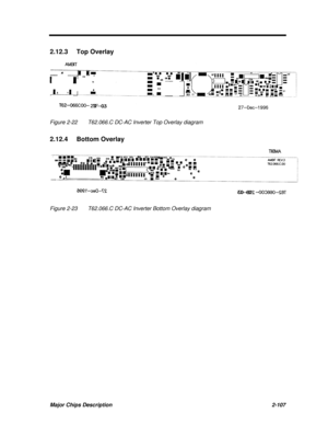 Page 164Major Chips Description2-1072.12.3Top OverlayFigure 2-22T62.066.C DC-AC Inverter Top Overlay diagram
2.12.4Bottom OverlayFigure 2-23T62.066.C DC-AC Inverter Bottom Overlay diagram 