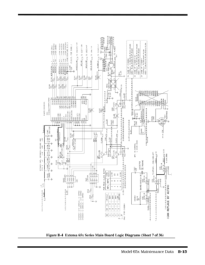 Page 173                                                                                  Model 65x Maintenance Data    B-15
Figure B-4  Extensa 65x Series Main Board Logic Diagrams (Sheet 7 of 36) 