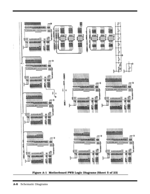 Page 128A-6   Schematic Diagrams
Figure A-1  Motherboard PWB Logic Diagrams (Sheet 5 of 23) 